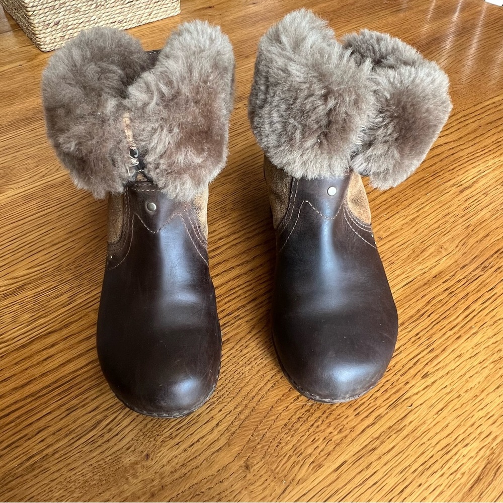 ⭐️ Dansko Brown Harper Shearling Winter Boots Size 36 - Picture 6 of 11